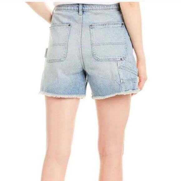 Current/Elliot The Goldmine Dream Water High Rise Light Wash Shorts - Picture 4 of 10